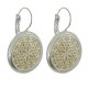 Dormeuses -Boucles d'oreilles corne