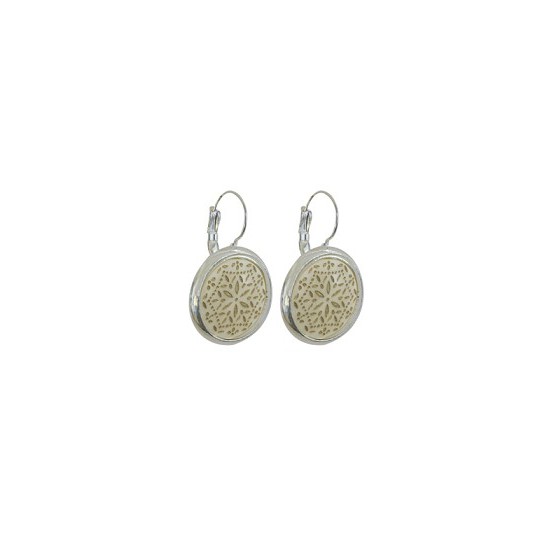 Dormeuses -Boucles d'oreilles corne