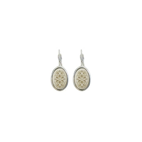 Dormeuses -Boucles d'oreilles corne