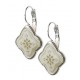 Dormeuses -Boucles d'oreilles corne