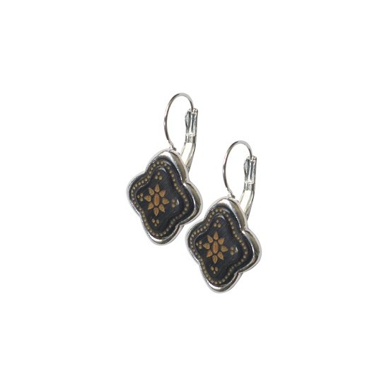 Dormeuses -Boucles d'oreilles corne