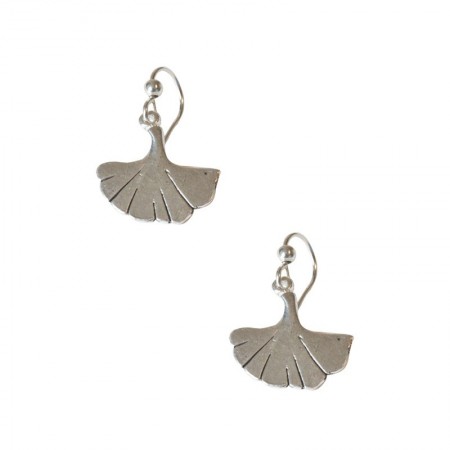 Boucles d'oreilles Feuille de Ginkgo