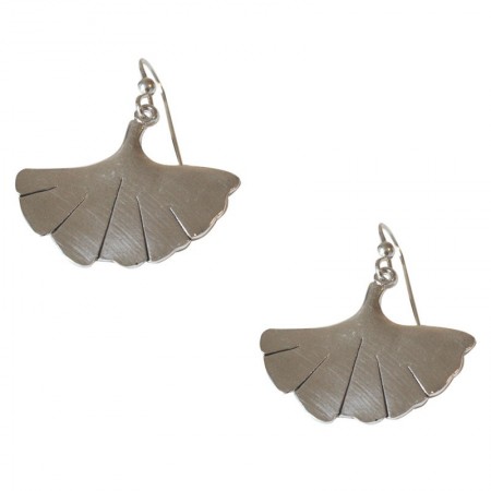 Boucles d'oreilles Feuille de Ginkgo