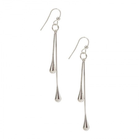 Boucles d'oreilles doubles gouttes