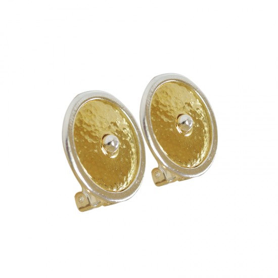 Accueil -Boucles d'oreilles clips bicolore