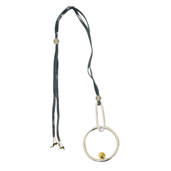 Accueil -Collier cuir Bicolore