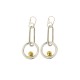 Accueil -Boucles d'oreilles bicolore