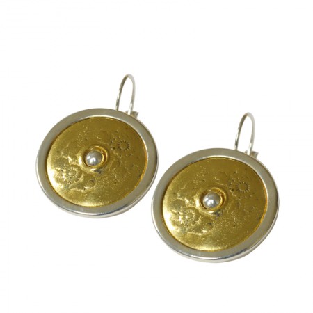 Home -Boucles d'oreilles bicolore