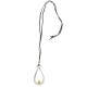 Home -Collier cuir Bicolore