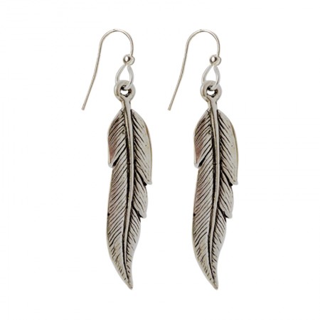 Boucles d'oreilles plume