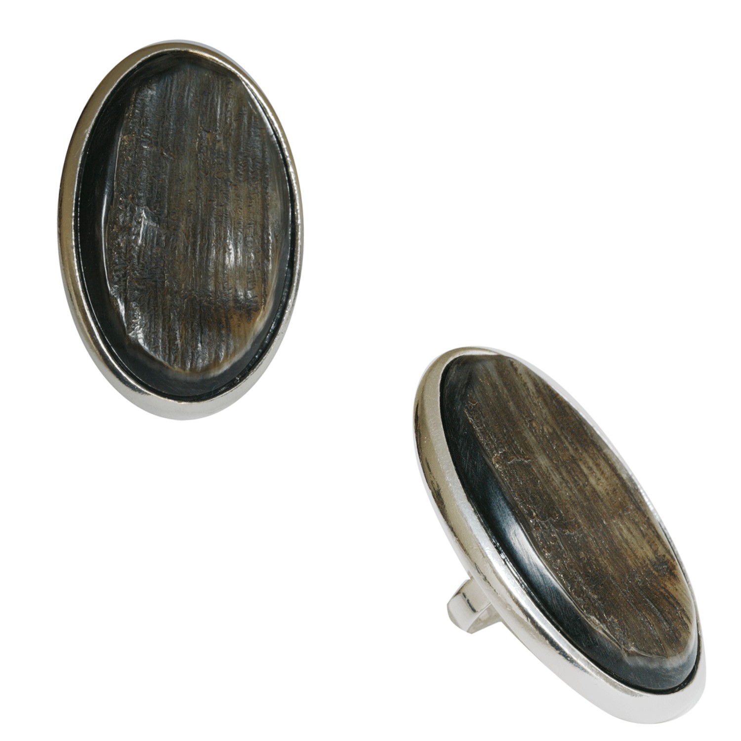 Petite Bague En Corne De Vache Naturelle - Taille 57 - Occasion - Bijou Ethnique Et Léger
