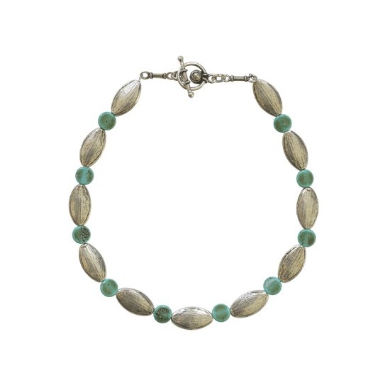 Women -Collier pastilles fil métal résine Women -Collier pastilles fil métal résine