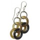 Women -Boucles d'oreilles anneaux corne