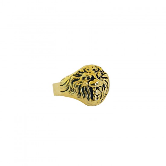 Bague Tête de Lion qui rugit