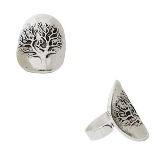 Ring with Engraved Tree