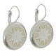 Dormeuses -Boucles d'oreilles corne