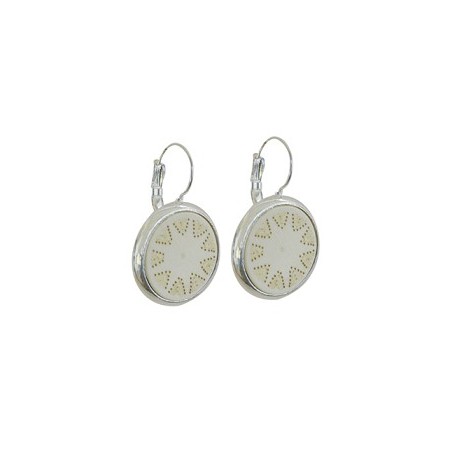 Dormeuses -Boucles d'oreilles corne