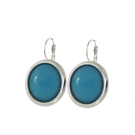 Leverback Earrings Pâte de Verre