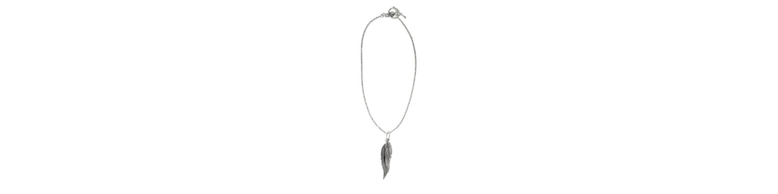 Collier chaine Métal Argenté N°05 de 76 cm - Loulou Perlou